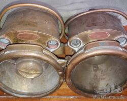PAIR OF VETERAN B.R.C. MODEL 110 HEADLAMPS FOR RESTORATION