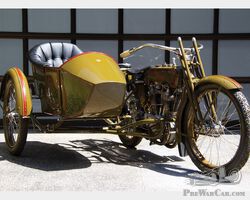 1918 Harley-Davidson Model J with Sidecar | RM Sotheby's Hershey, 10-11 October