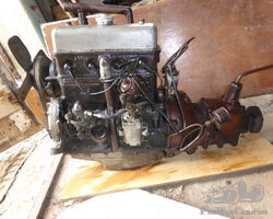 Für Borgward L 1400 Wehrmacht 1 Tonner Bj.39-44 : Motor mit Getriebe