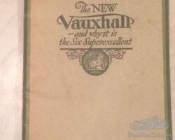 Vauxhall 20-60 Sales Brochure