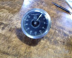 AT tachometer, 5000 rpm, nearly as new condition