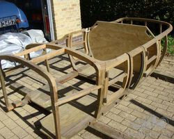 4 seater open tourer body ash frame.