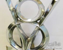 1932 Ford Original V8 head light bar emblem