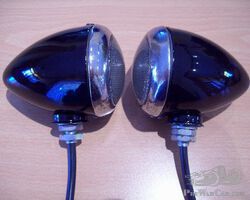 HELLA K1609 sidelamps. Ready to use. Mercedes, BMW, Adler, Wanderer,