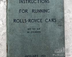 Silver Ghost Instruction Book