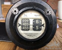 Gradient and Acceleration Meter with steering column bracket