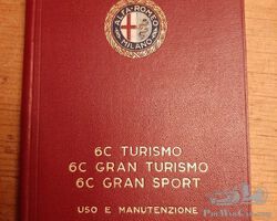 Alfa Romeo 6C 1750 user & maintenance manual (Italian)