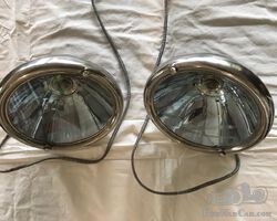 A pair of headlights