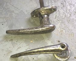 Misc. door handles - possibly Singer