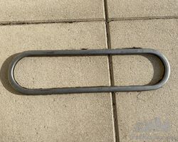 alu frame for rear window (convertible)