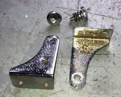 Singer Le Mans hood brackets