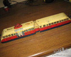 French Bugatti Rail Car Model 20 volt by Hornby
