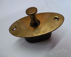 Original Brass pull on push off Ignition Switch