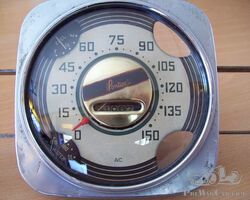 1935 PONTIAC speedometer & gauges. 145 KPH. ready to use.