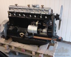 Hillman Vortic 2.6L Straight Eight OHV Engine 1930s vintage