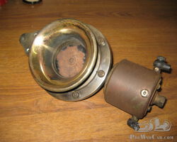Klaxon short trumpet brass horn 12 volt for Rolls-Royce