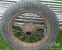 Spoke wheel 400x19, 50 spokes, Rudge hub, ok for Bugatti, BNC, cyclecars