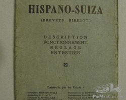 Hispano Suiza aircraft engines handbook of World War 1.