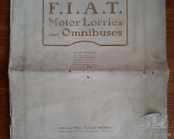 FIAT Motor Lorries & Omnibus 'newspaper'