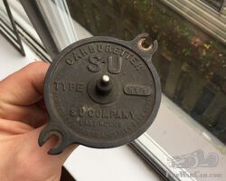SU Brass Sloper Carb Lid for 1920s Bentley