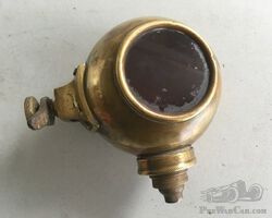 Brass round taillight