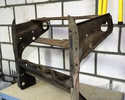 Dashboard, steun en voetplaat B14