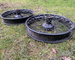 2 rudge wheels