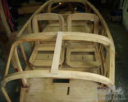 Wooden Frame Bugatti T40 Grand Sport