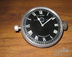 Jaeger Paris 8 Jour Car Clock