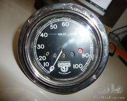 lagonda 100 miles speedometer