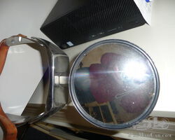 very nice sparewheel mount mirror