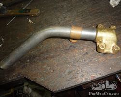 breather pipe for twin breather engines