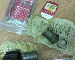 Lucas NOS pinion and sleeve for M418G and M45G starter motors