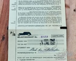 registration certificate of 1936 Mercedes-Benz (auto-union)