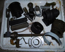Untouched engine and gearbox