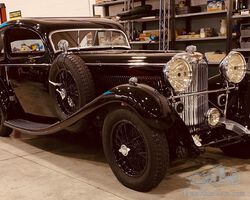 1934 Lagonda M45 Earls Court Show Coupe by Brainsby Woolard.