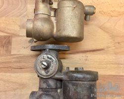 TWO SOLEX BRONZE CARBS
