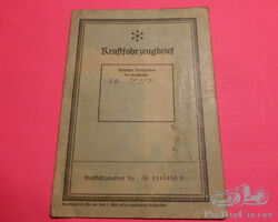 Indian 600 Bj.32 Kraftfahrzeugbrief von 1937,Zulassung in Berlin