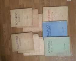 9 Rolls-Royce bulletins 1938,39 1954-58