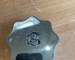 Vintage Bentley petrol cap