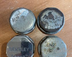 Vintage Bentley dust caps