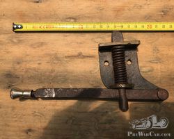 VINTAGE VETERAN DOOR CATCH, LATCH OR LOCK