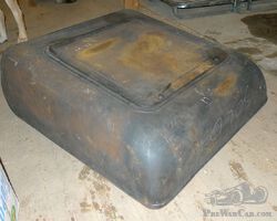 Original back part of body for Ford Model T roadster