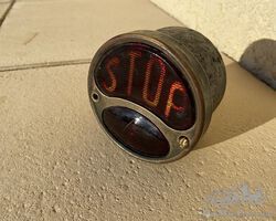STOP tail light