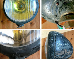 Vintage Lucas King of the road Type 236 Driving Light, Jaguar SS100, Alvis