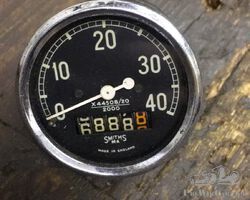 Smiths 0 - 40 mph Cyclemotor, Motorcycle / Cyclecar Speedo