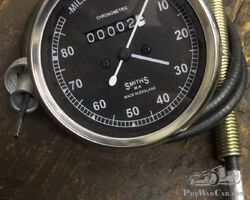 New Smiths 0-80 mph Motorcycle Speedo with Cable etc.