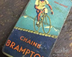 1950's Racing Cyclist Brampton Bicycle Chain Tin. French