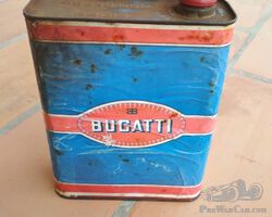 Oil can for BUGATTI