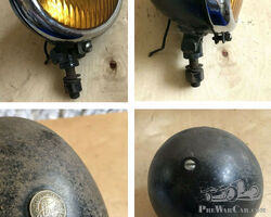 Vintage Yellow Butlers Atlantic Fog Lamp